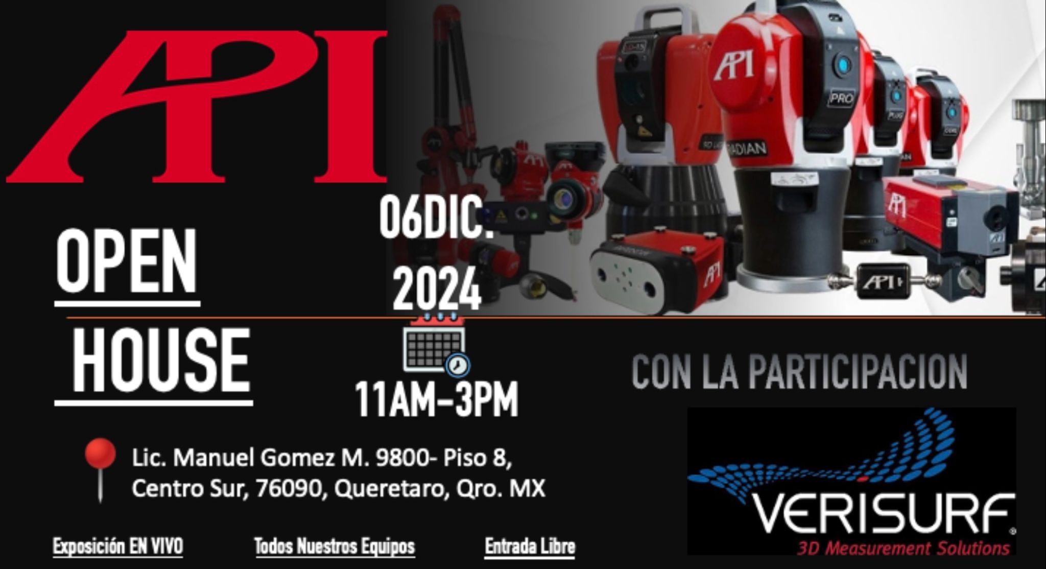 API Metrology Mexico open house with participation of Verisurf Software