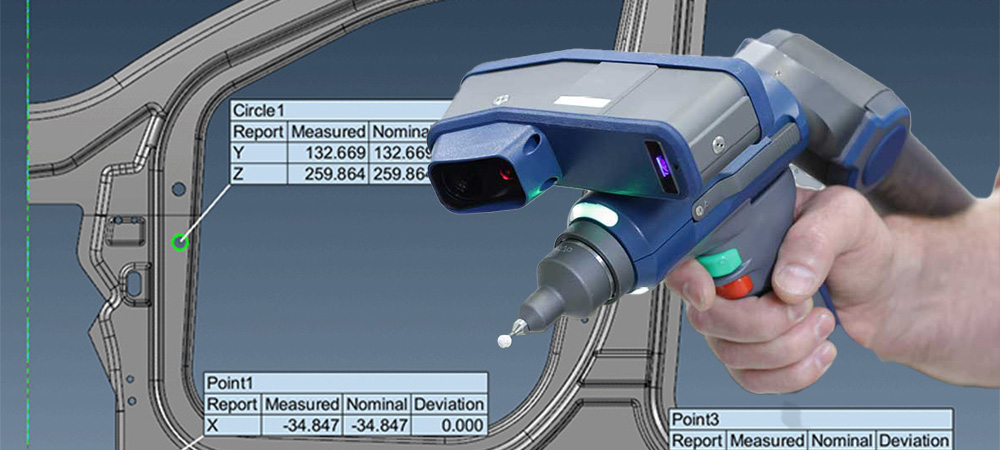 sheet metal body side and faro scanarm with verisurf software