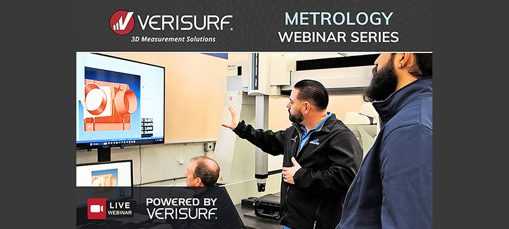 Verisurf Metrology Webinar Presenter showing CMM Programming and Inspection